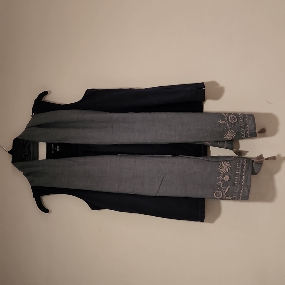 Ladie's Sonoma Life and Style Shirred Tank with Scarf Set M
